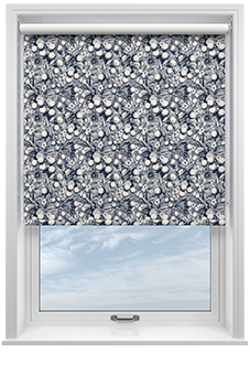Plum Sketch, Misted - Roller Blind